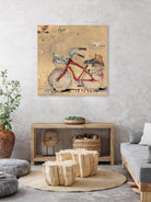 Pizza and Beer by Kellie Day on GIANT ART - beige leisure