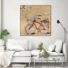 Pizza and Beer by Kellie Day on GIANT ART - beige leisure