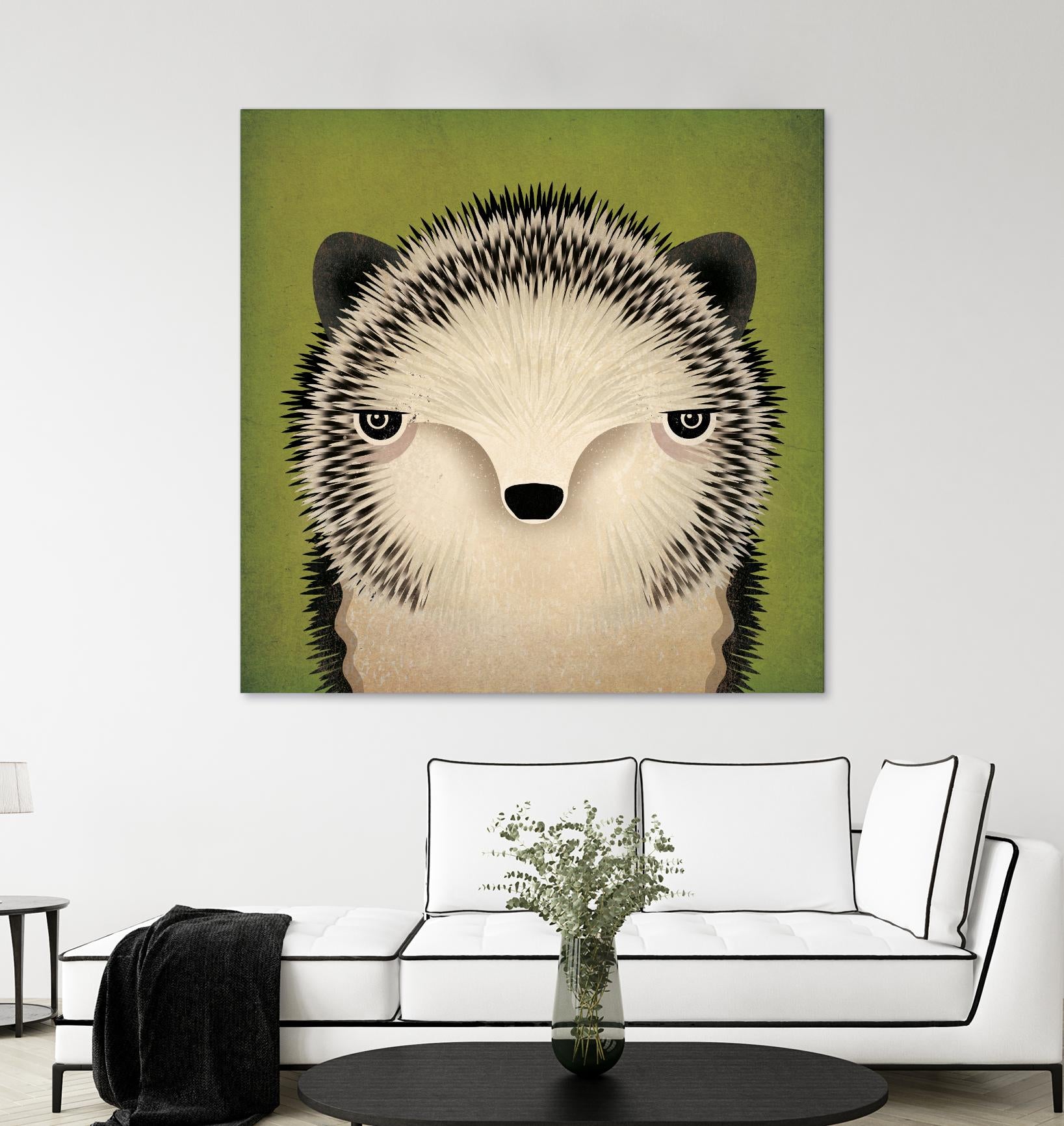 Baby Hedgehog by Ryan Fowler on GIANT ART - beige animals