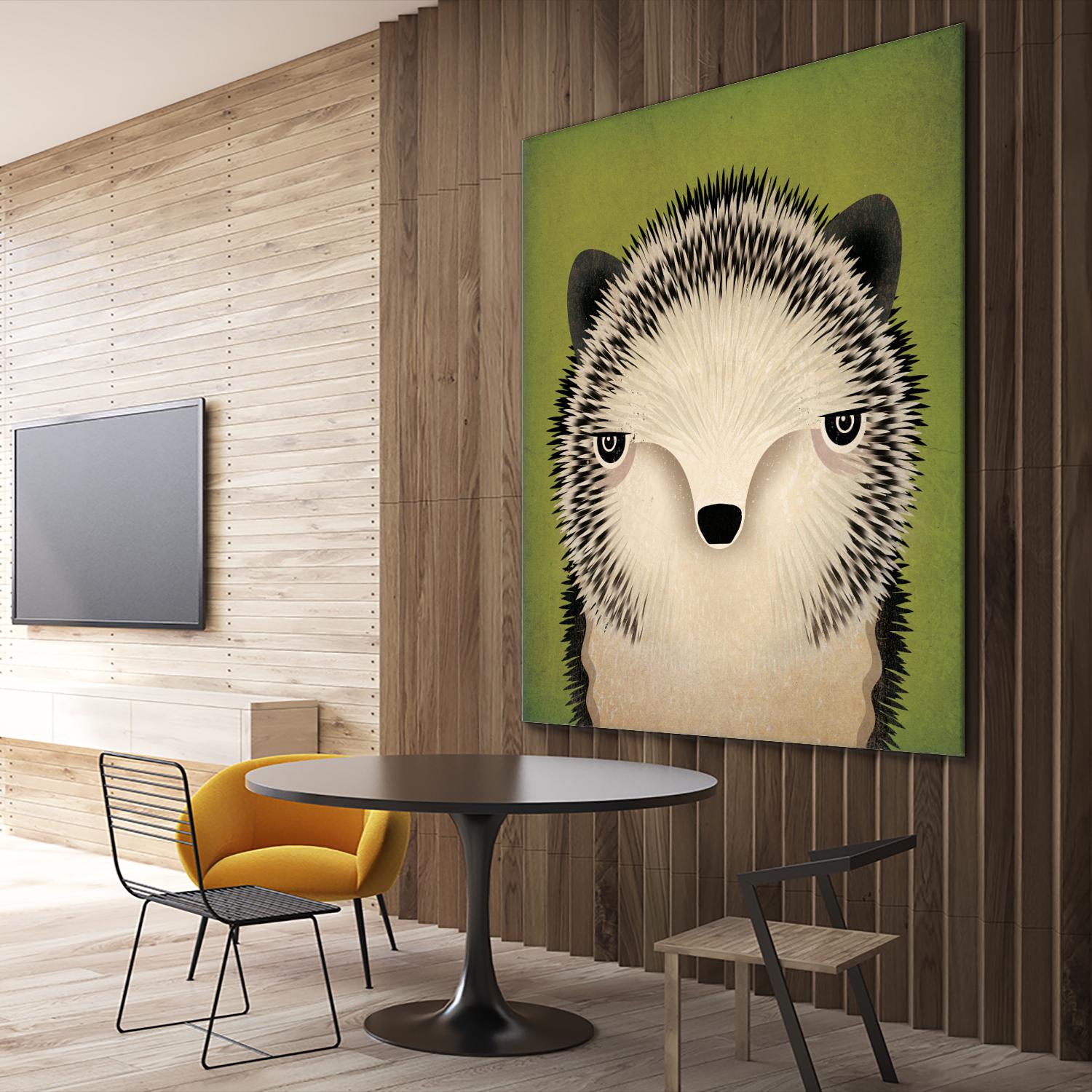 Baby Hedgehog by Ryan Fowler on GIANT ART - beige animals