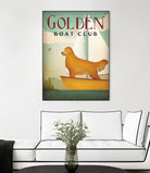 Golden Sail by Ryan Fowler on GIANT ART - blue animals