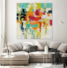 Summer Silk Road by Silvia Vassileva on GIANT ART - green abstract