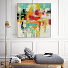 Summer Silk Road by Silvia Vassileva on GIANT ART - green abstract