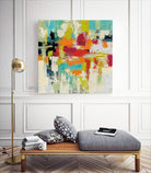 Summer Silk Road by Silvia Vassileva on GIANT ART - green abstract