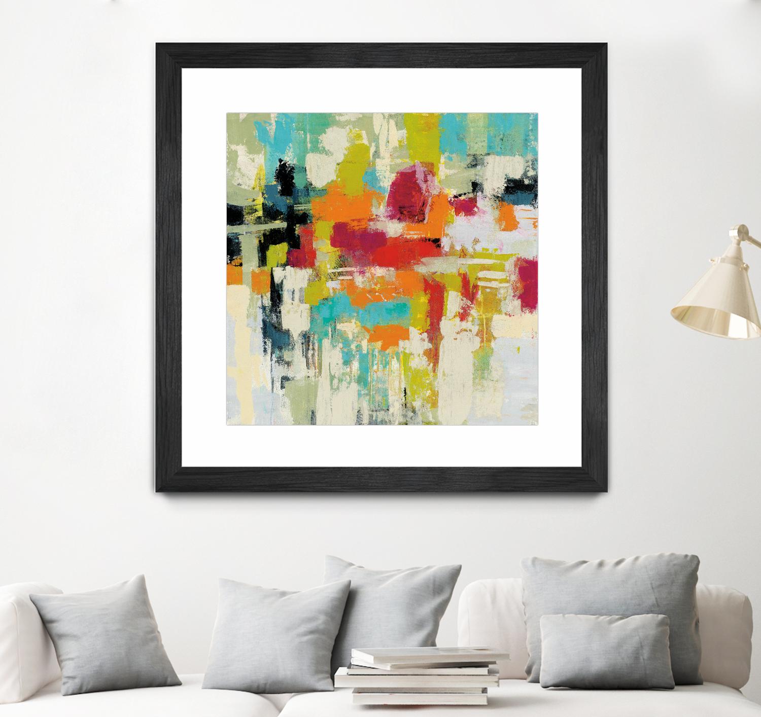 Summer Silk Road by Silvia Vassileva on GIANT ART - green abstract