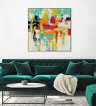 Summer Silk Road by Silvia Vassileva on GIANT ART - green abstract