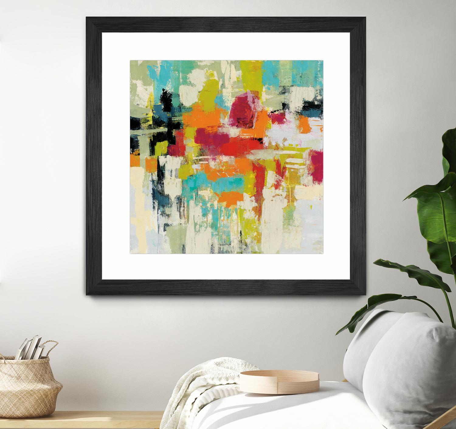 Summer Silk Road by Silvia Vassileva on GIANT ART - green abstract