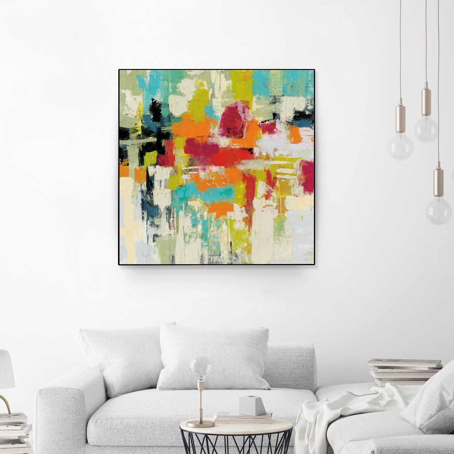 Summer Silk Road by Silvia Vassileva on GIANT ART - green abstract