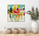 Summer Silk Road by Silvia Vassileva on GIANT ART - green abstract