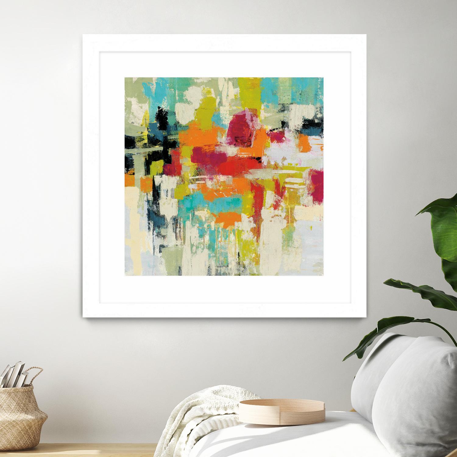 Summer Silk Road by Silvia Vassileva on GIANT ART - green abstract