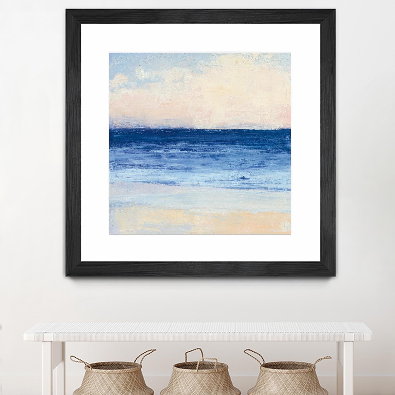 True Blue Ocean I by Julia Purinton on GIANT ART - white sea scene