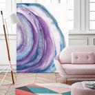 Watercolor Geode II by Chris Paschke on GIANT ART - blue abstract