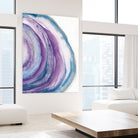 Watercolor Geode II by Chris Paschke on GIANT ART - blue abstract