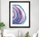 Watercolor Geode II by Chris Paschke on GIANT ART - blue abstract