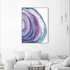 Watercolor Geode II by Chris Paschke on GIANT ART - blue abstract