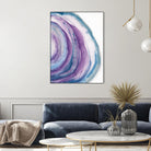 Watercolor Geode II by Chris Paschke on GIANT ART - blue abstract
