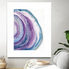 Watercolor Geode II by Chris Paschke on GIANT ART - blue abstract