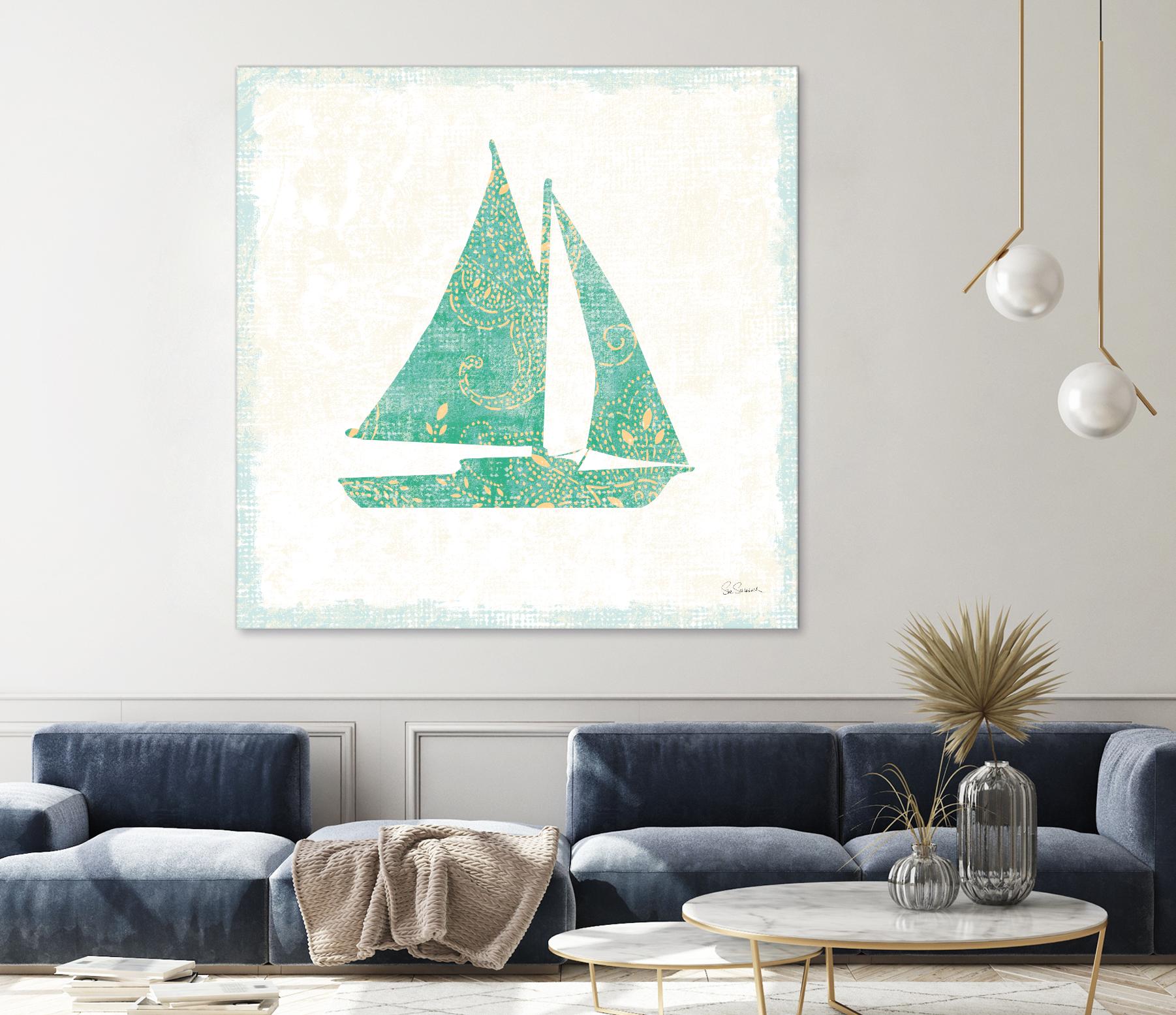 Flamingo Tropicale V by Sue Schlabach on GIANT ART - beige tropical