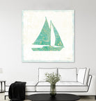 Flamingo Tropicale V by Sue Schlabach on GIANT ART - beige tropical