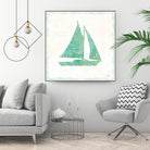 Flamingo Tropicale V by Sue Schlabach on GIANT ART - beige tropical