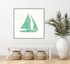 Flamingo Tropicale V by Sue Schlabach on GIANT ART - beige tropical