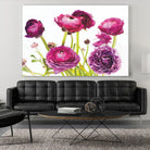 Spring Ranunculus III by Laura Marshall on GIANT ART - green floral