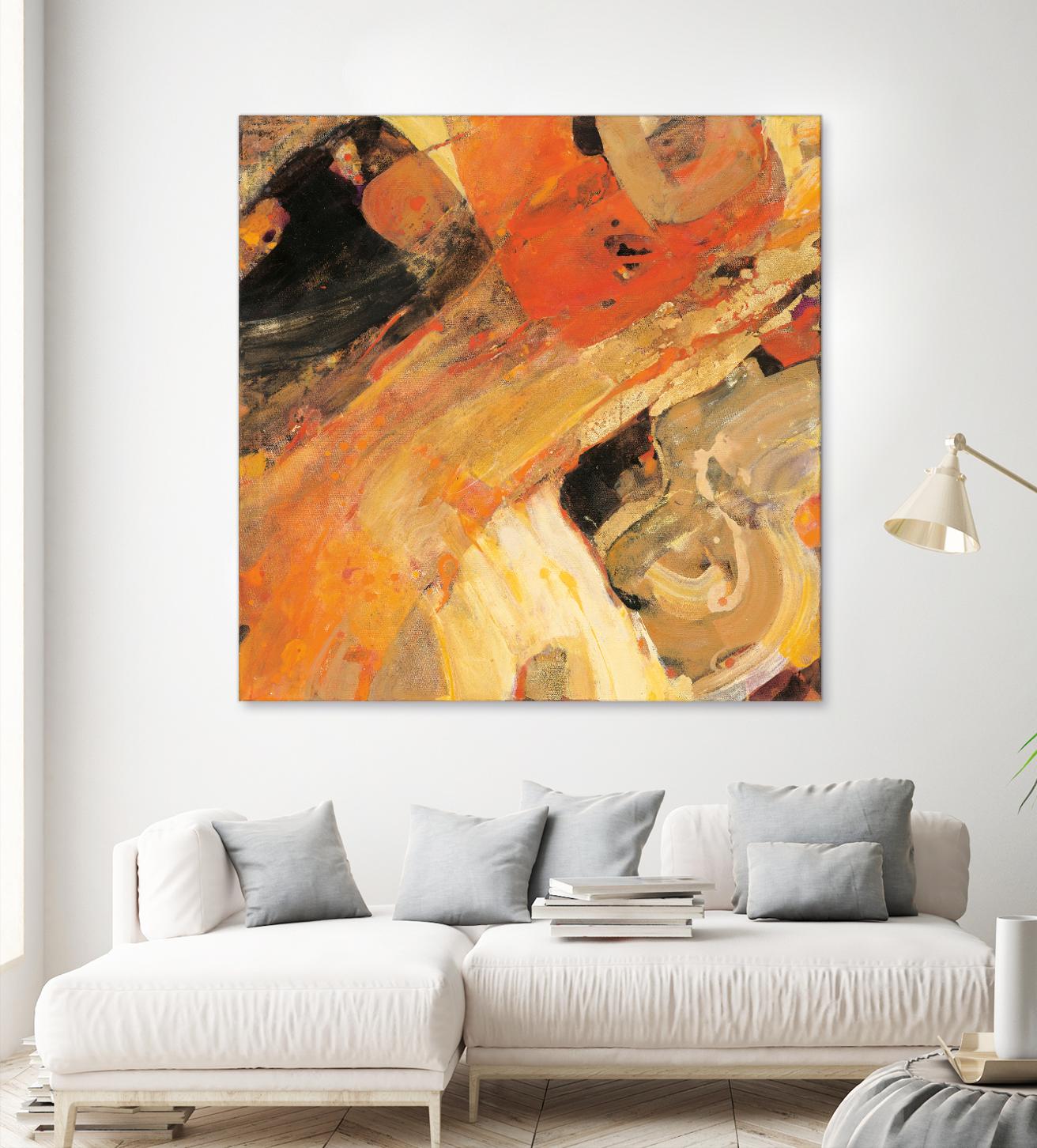 Moab by Albena Hristova on GIANT ART - yellow abstract