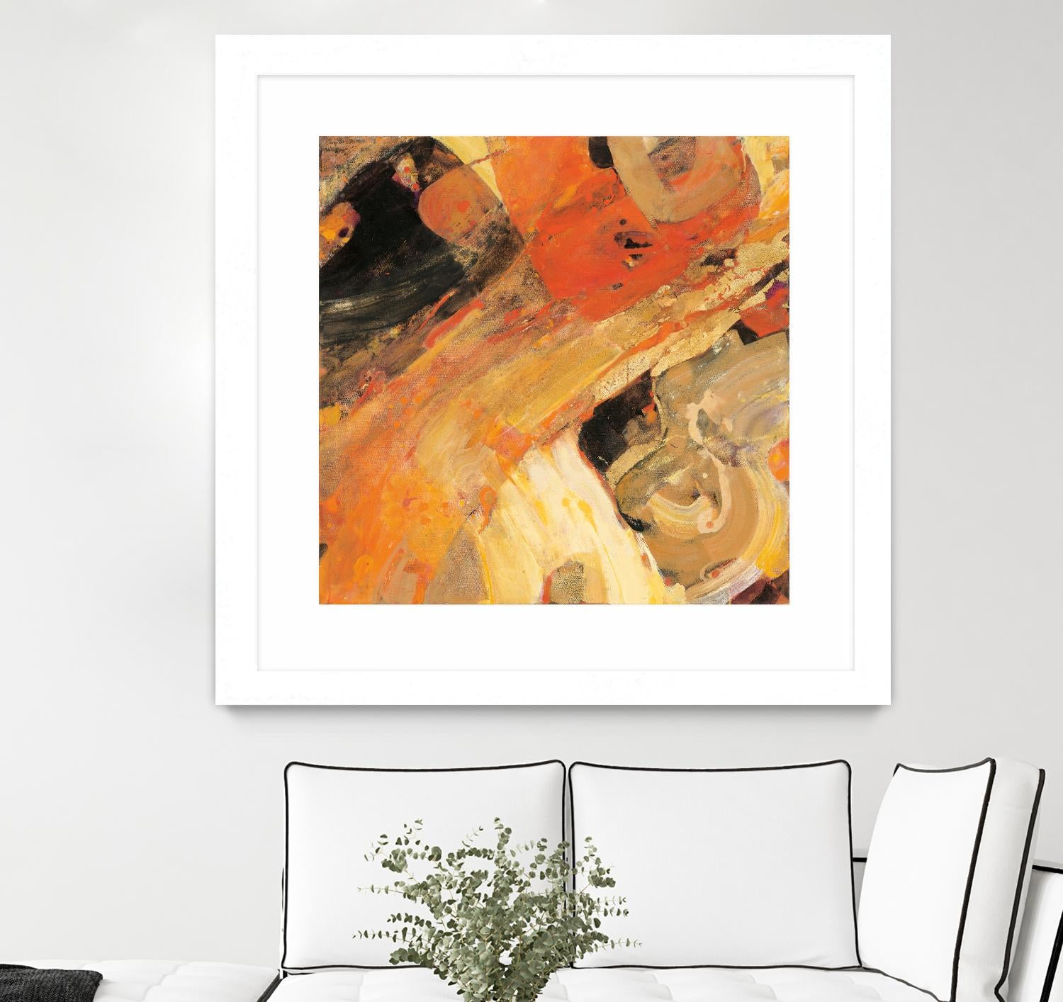 Moab by Albena Hristova on GIANT ART - yellow abstract