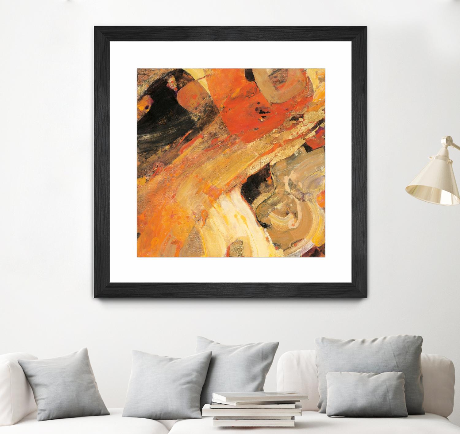 Moab by Albena Hristova on GIANT ART - yellow abstract