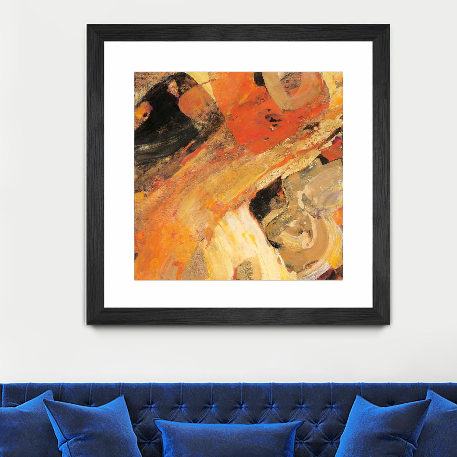 Moab by Albena Hristova on GIANT ART - yellow abstract