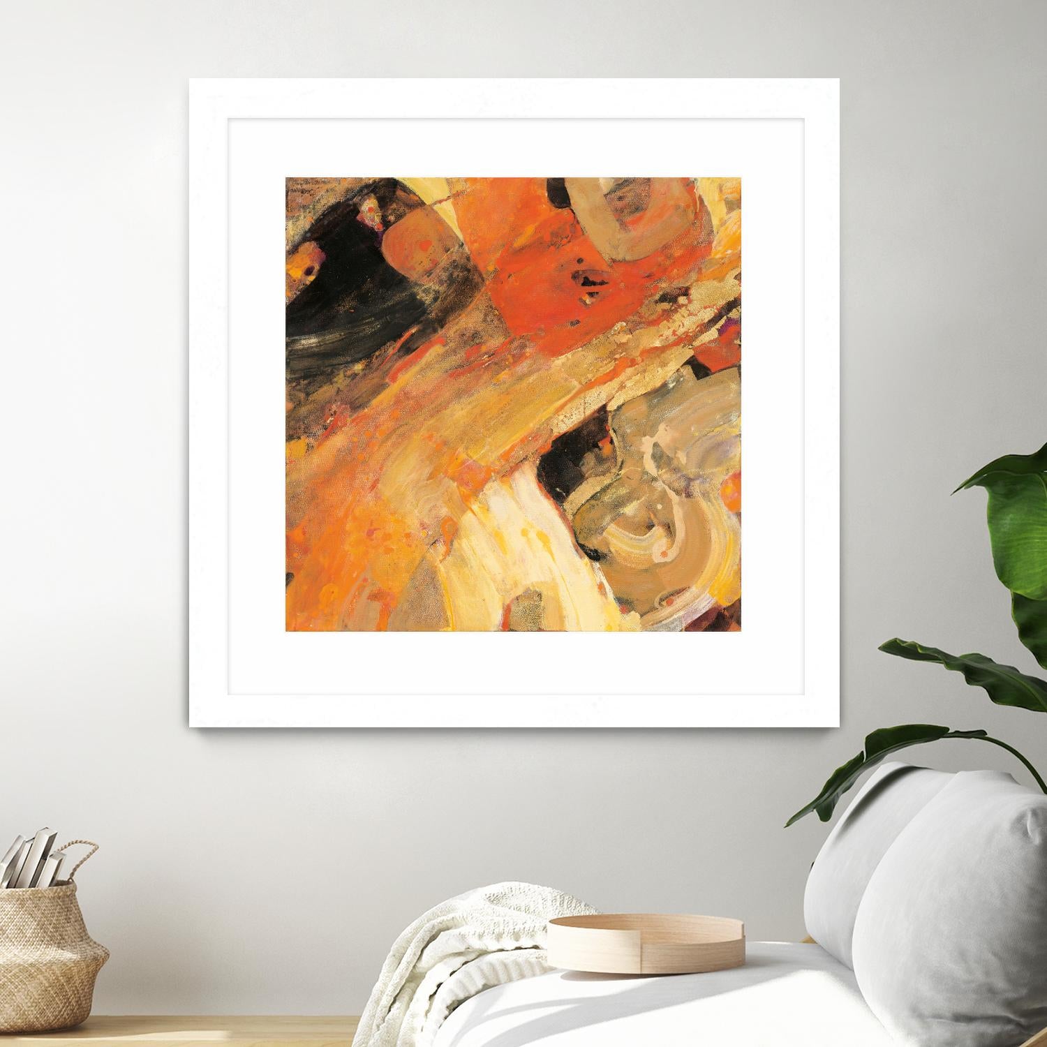 Moab by Albena Hristova on GIANT ART - yellow abstract