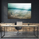 First Light I by Elizabeth Urquhart on GIANT ART - brown sea scene