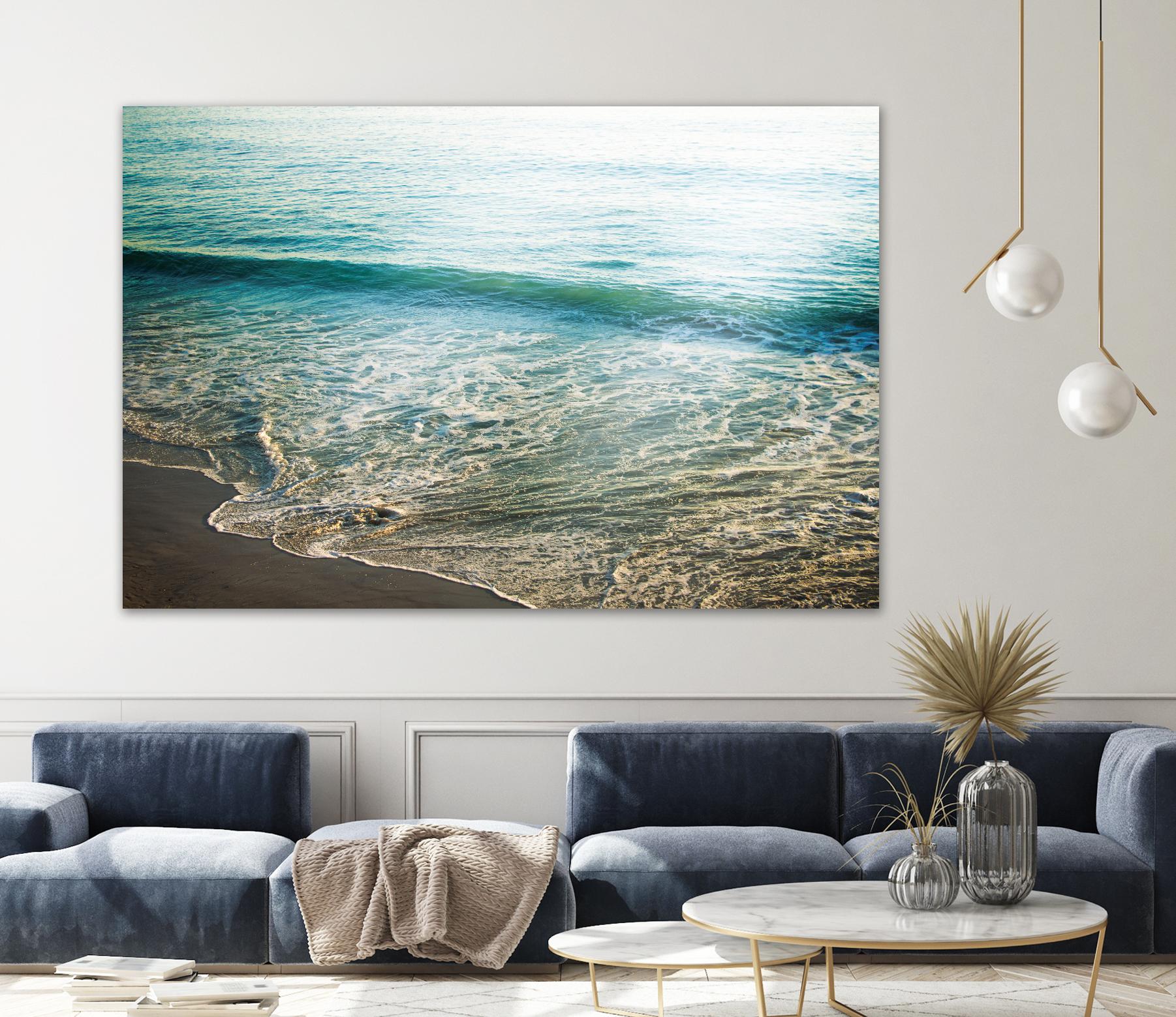 First Light I by Elizabeth Urquhart on GIANT ART - brown sea scene