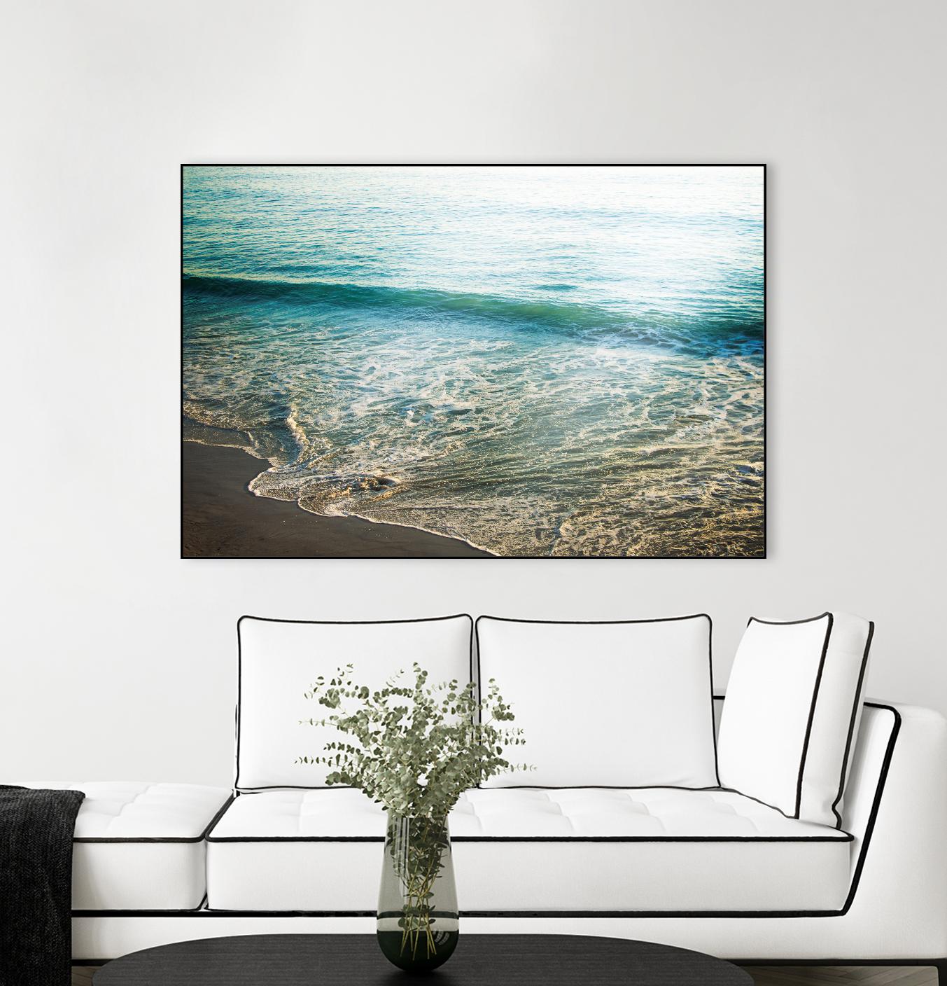 First Light I by Elizabeth Urquhart on GIANT ART - brown sea scene