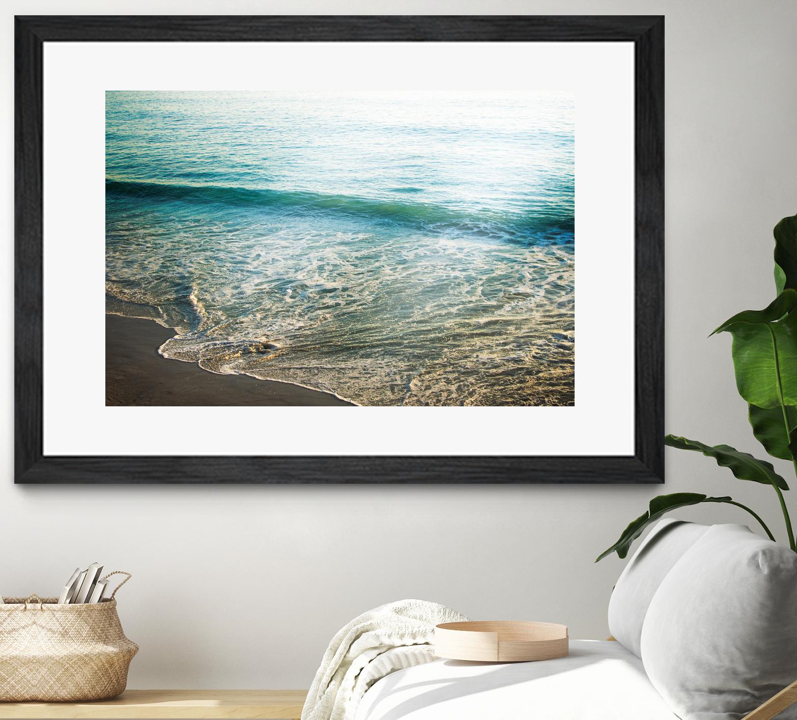 First Light I by Elizabeth Urquhart on GIANT ART - brown sea scene