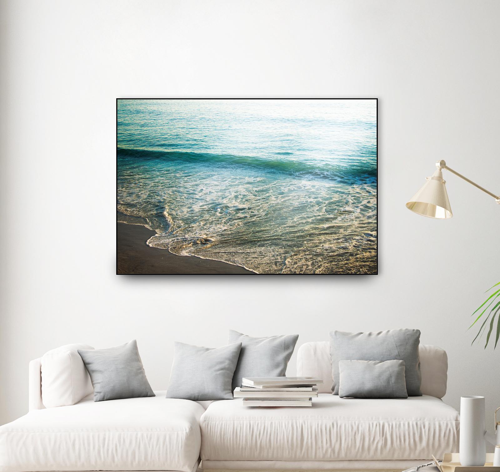 First Light I by Elizabeth Urquhart on GIANT ART - brown sea scene