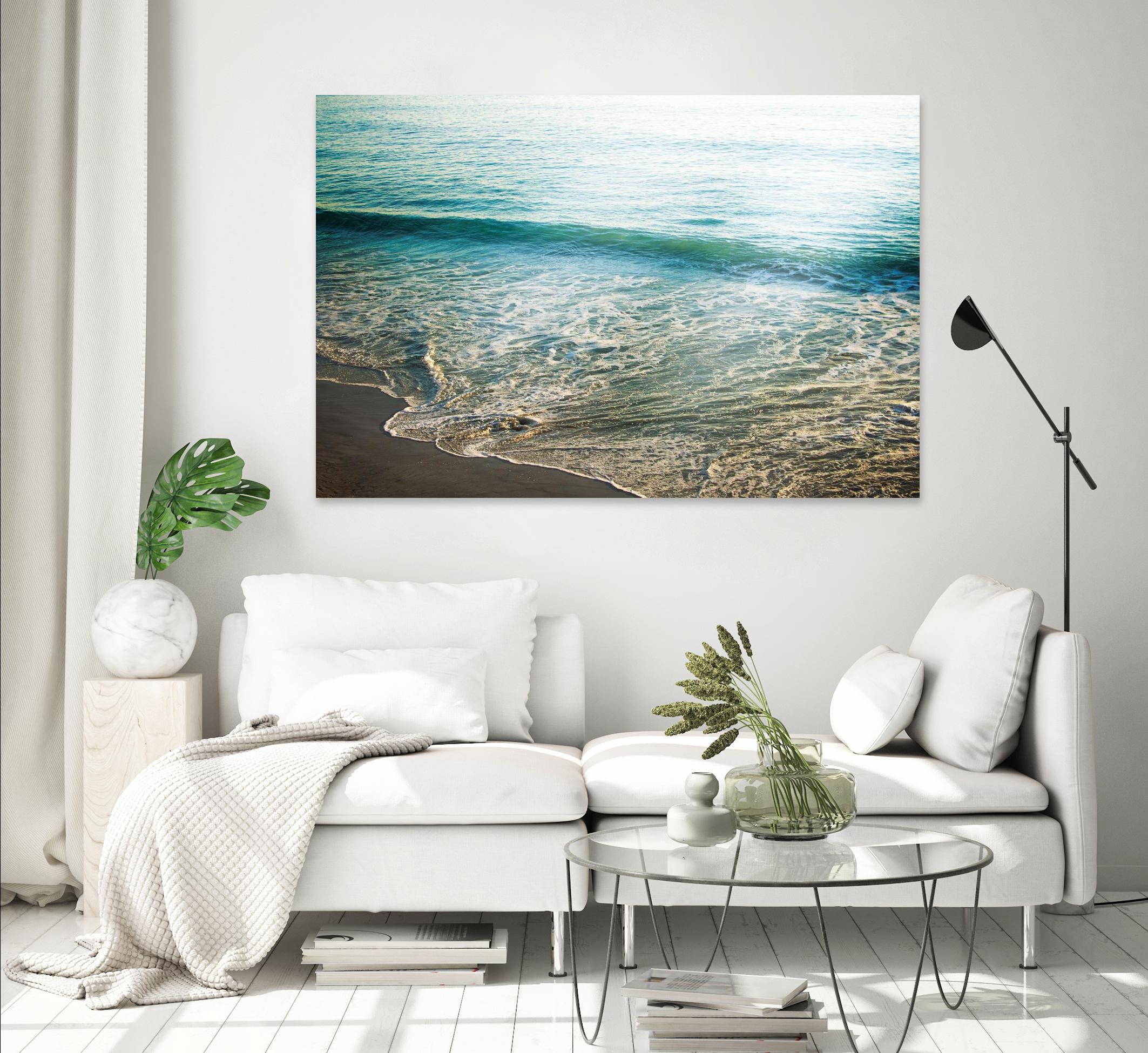 First Light I by Elizabeth Urquhart on GIANT ART - brown sea scene