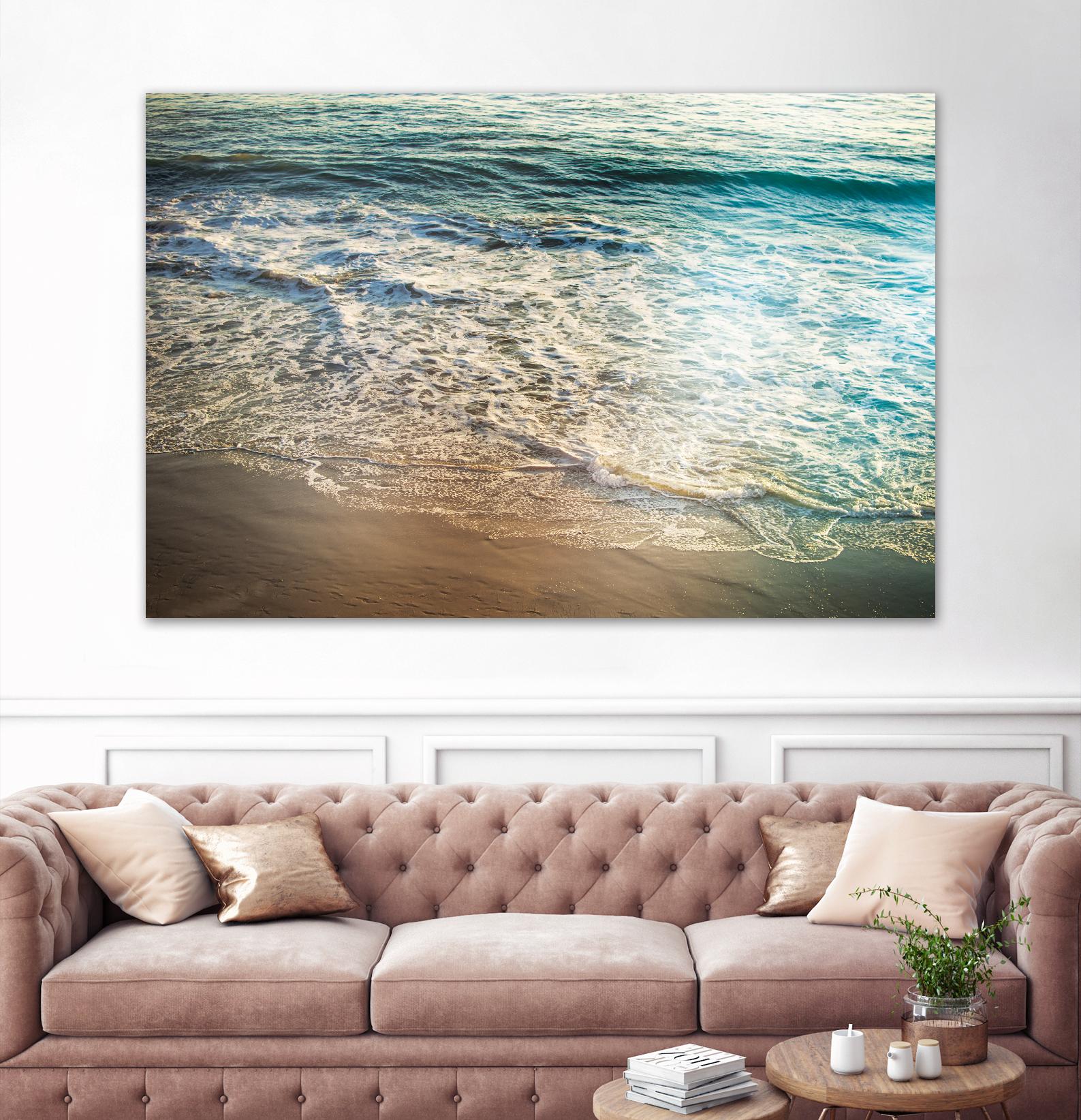First Light III by Elizabeth Urquhart on GIANT ART - brown sea scene