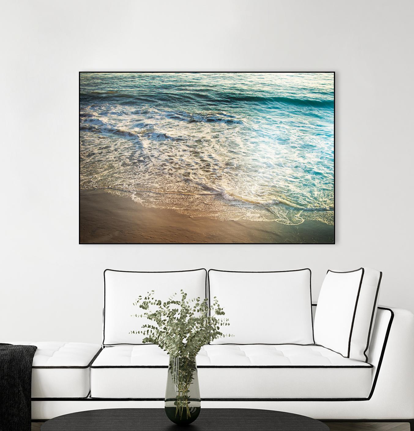 First Light III by Elizabeth Urquhart on GIANT ART - brown sea scene