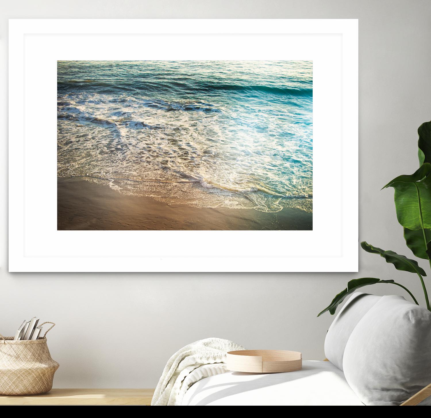 First Light III by Elizabeth Urquhart on GIANT ART - brown sea scene