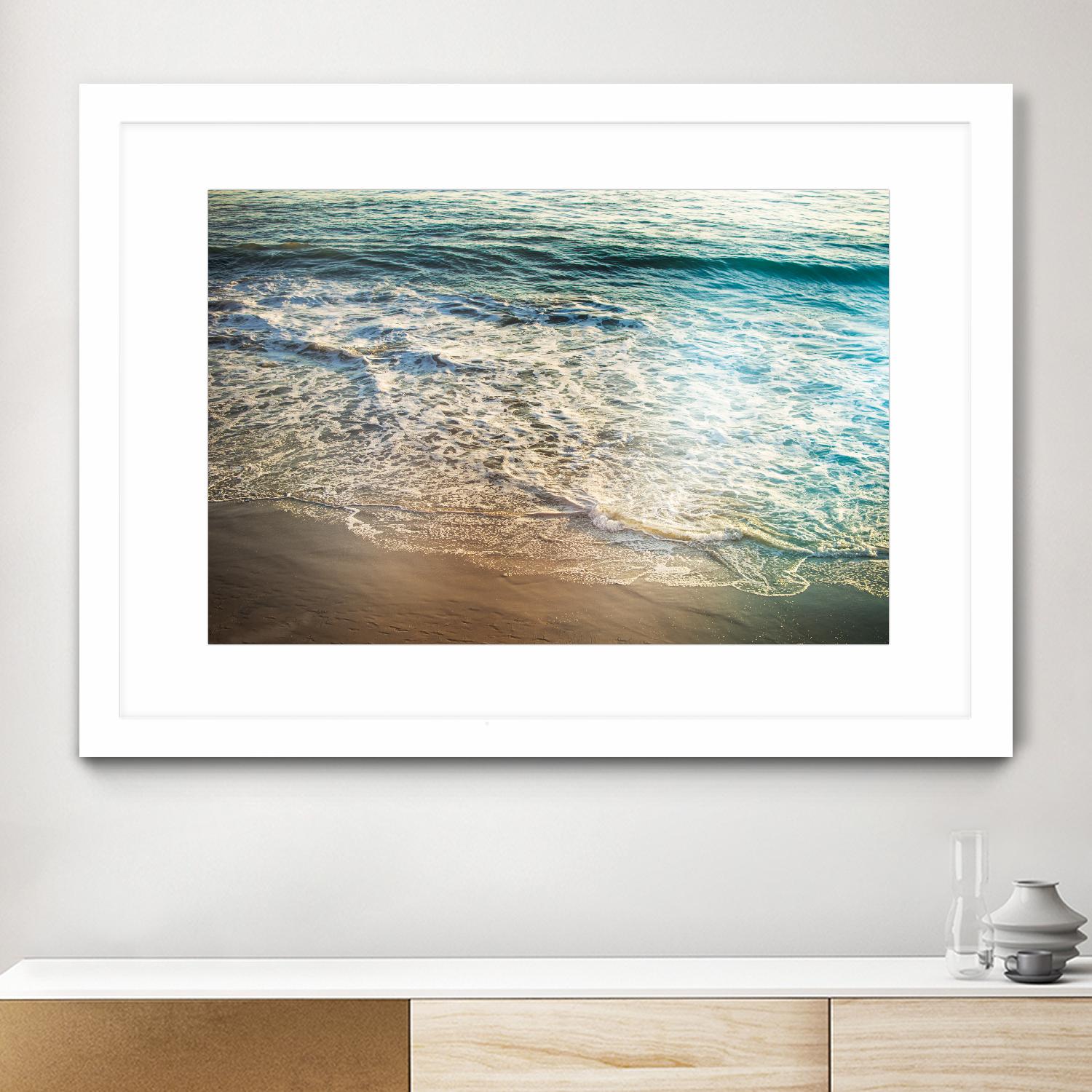 First Light III by Elizabeth Urquhart on GIANT ART - brown sea scene