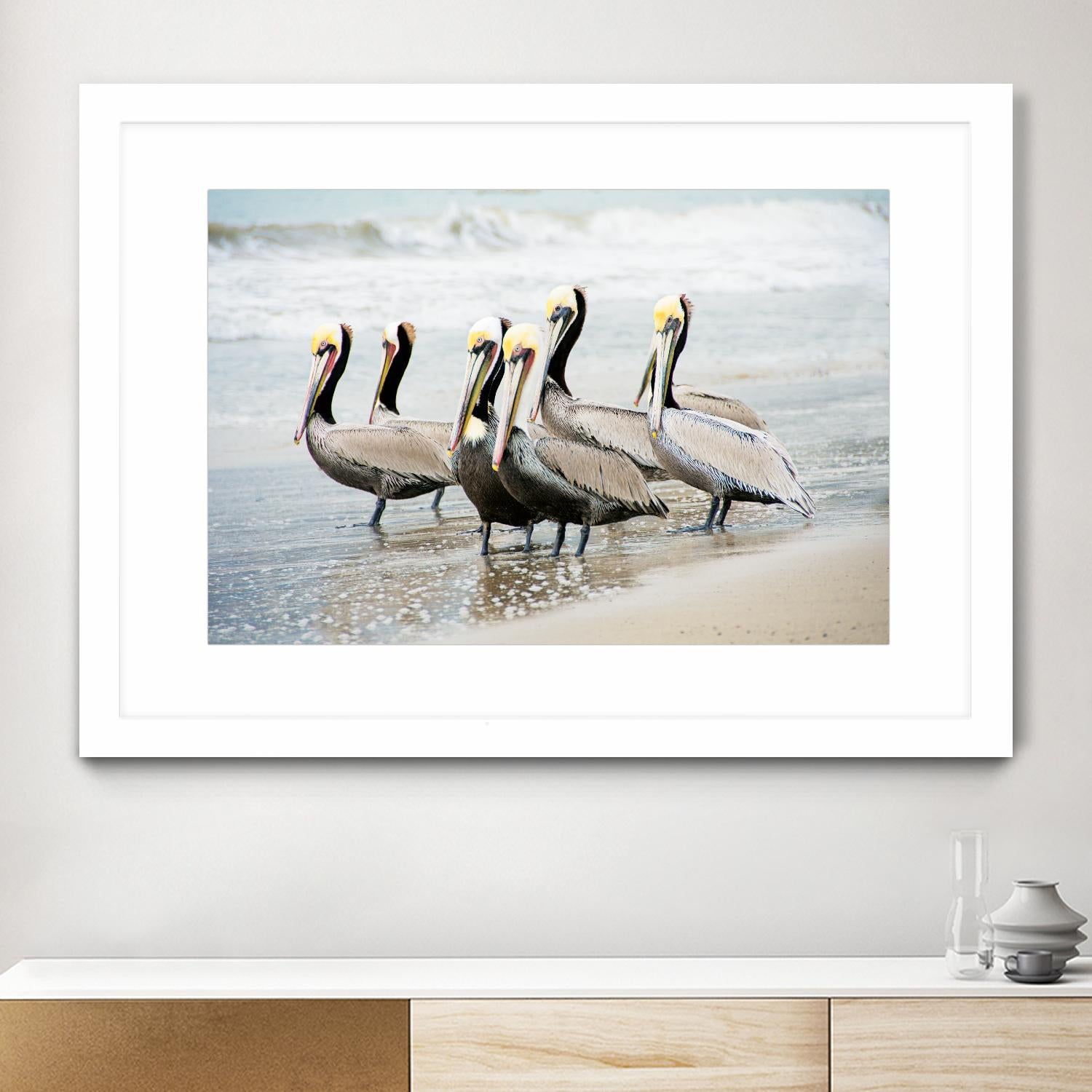 Pacific Cool IV Crop by Elizabeth Urquhart on GIANT ART - grey animals