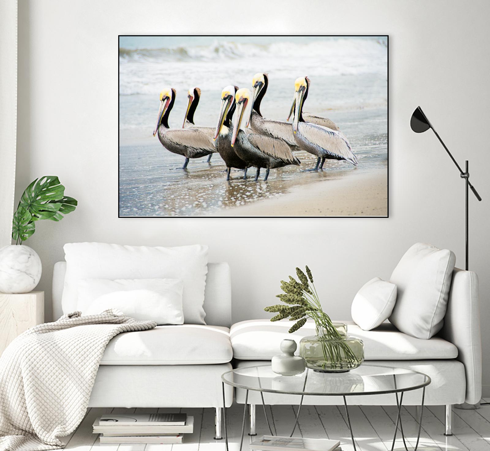 Pacific Cool IV Crop by Elizabeth Urquhart on GIANT ART - grey animals