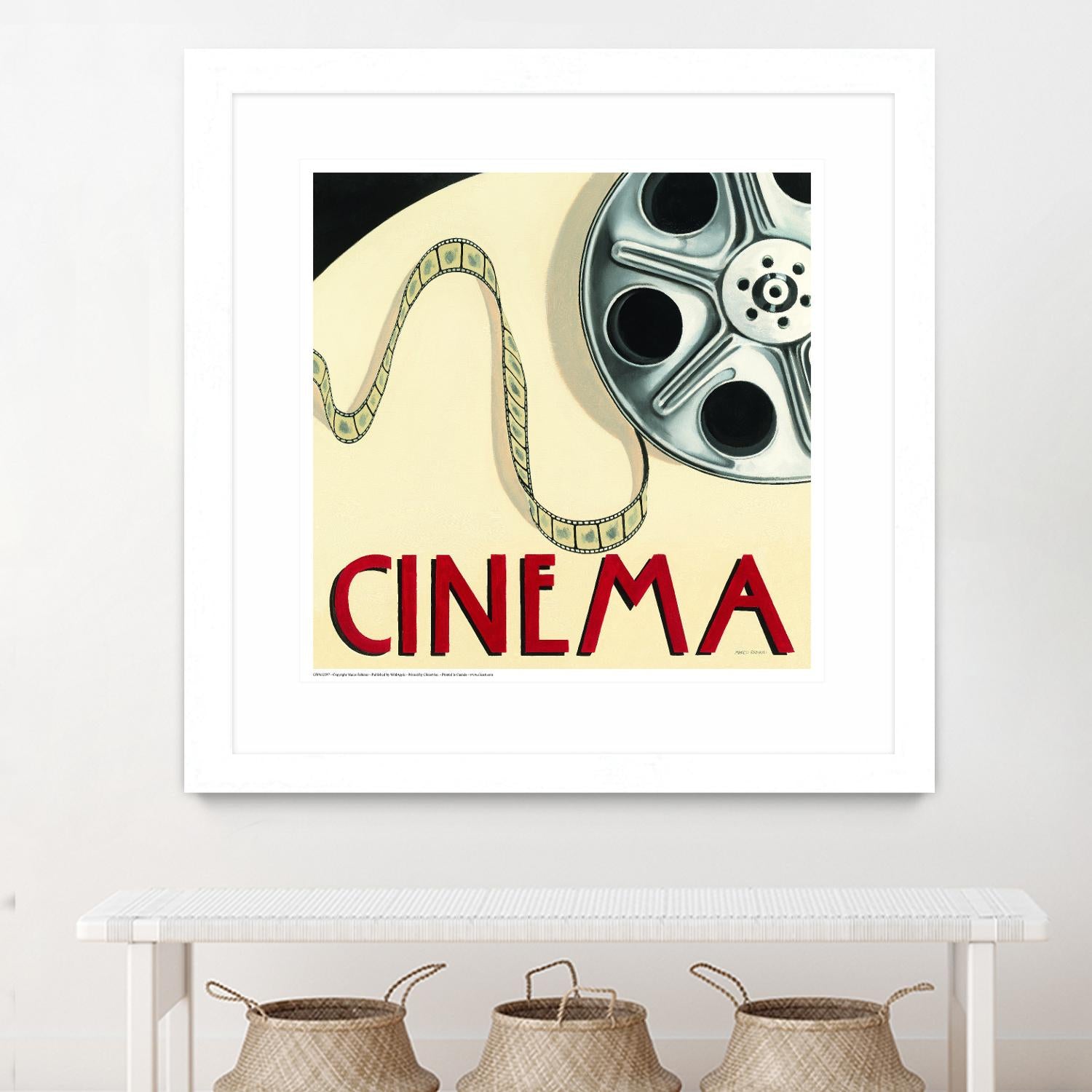 Cinema by Marco Fabiano on GIANT ART - white leisure