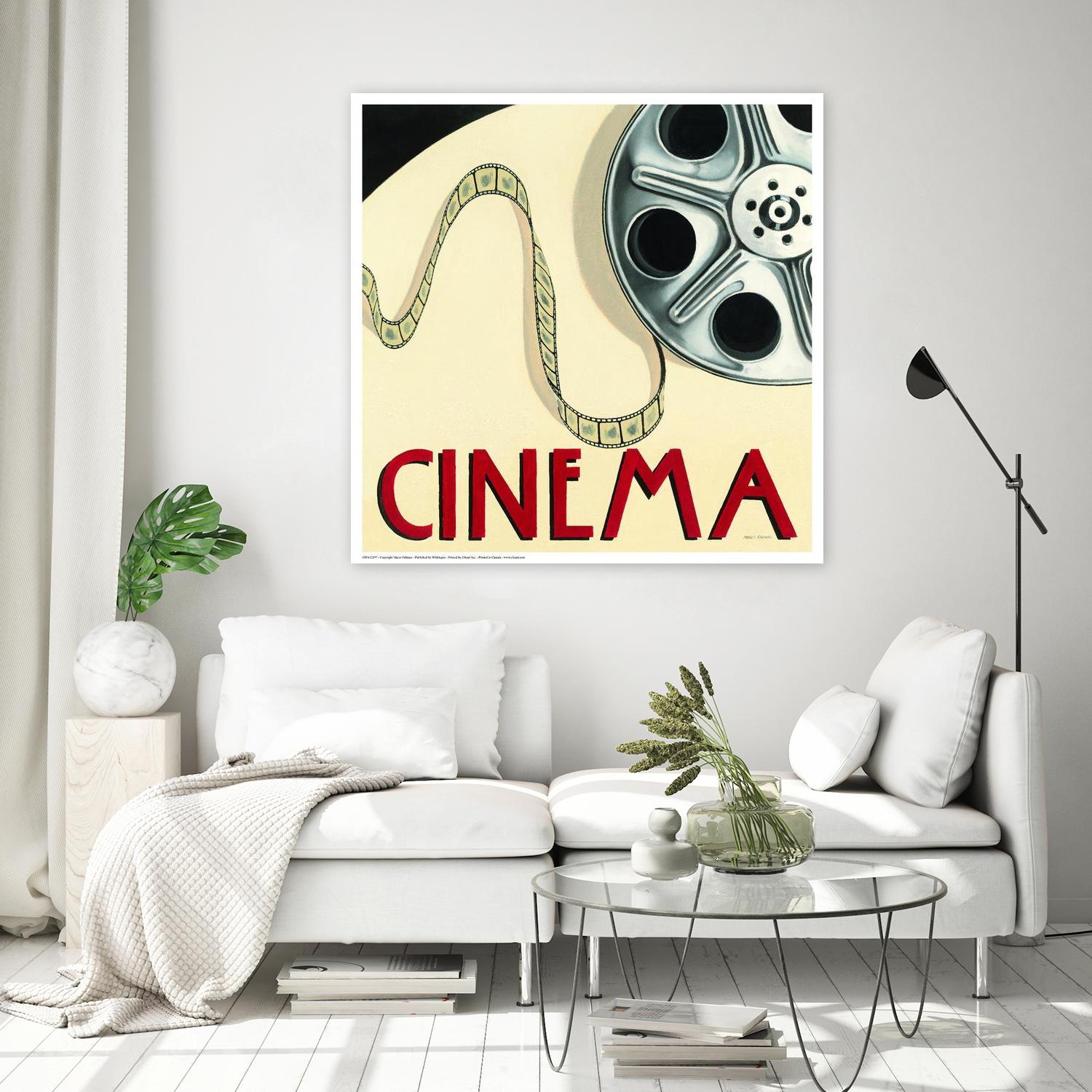 Cinema by Marco Fabiano on GIANT ART - white leisure