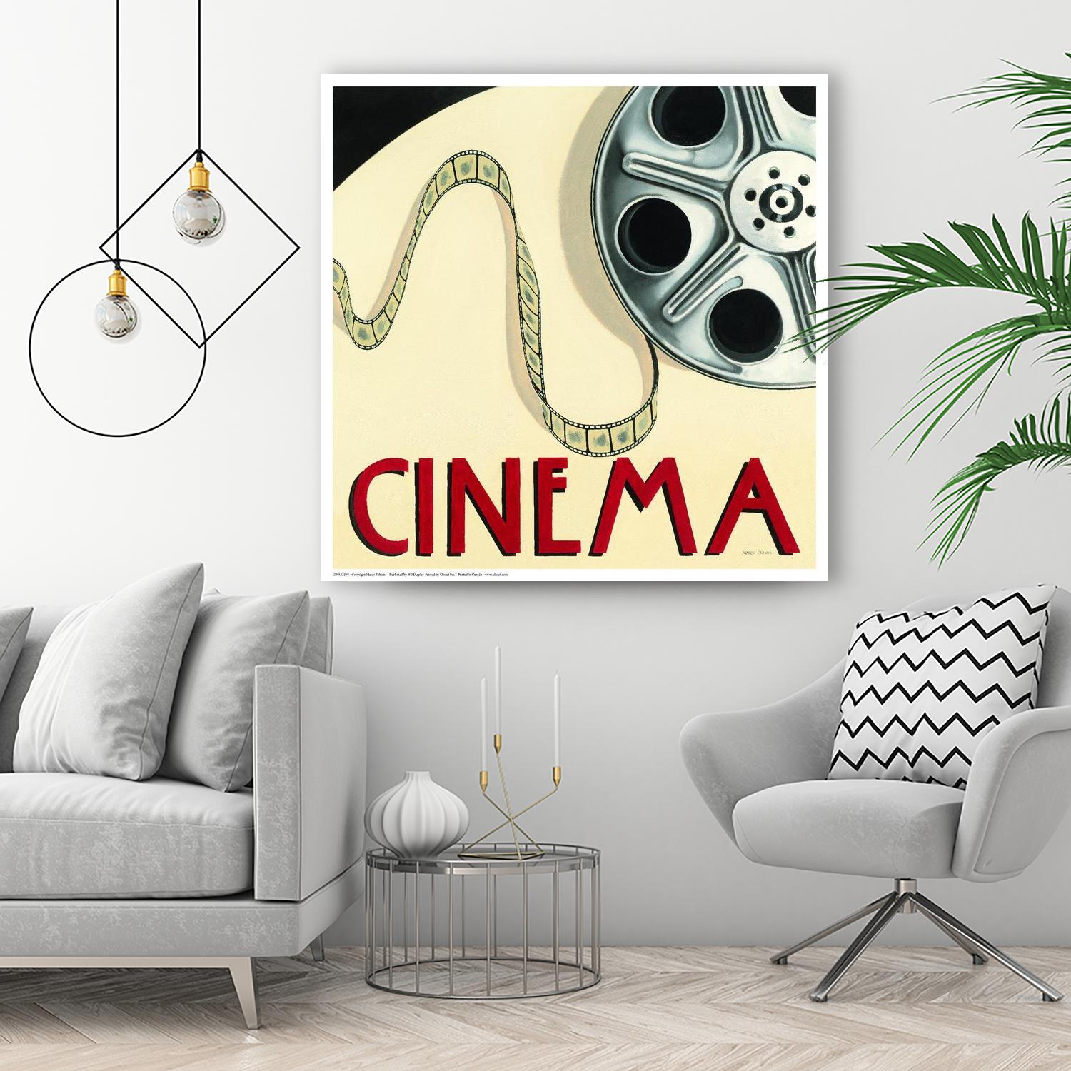 Cinema by Marco Fabiano on GIANT ART - white leisure