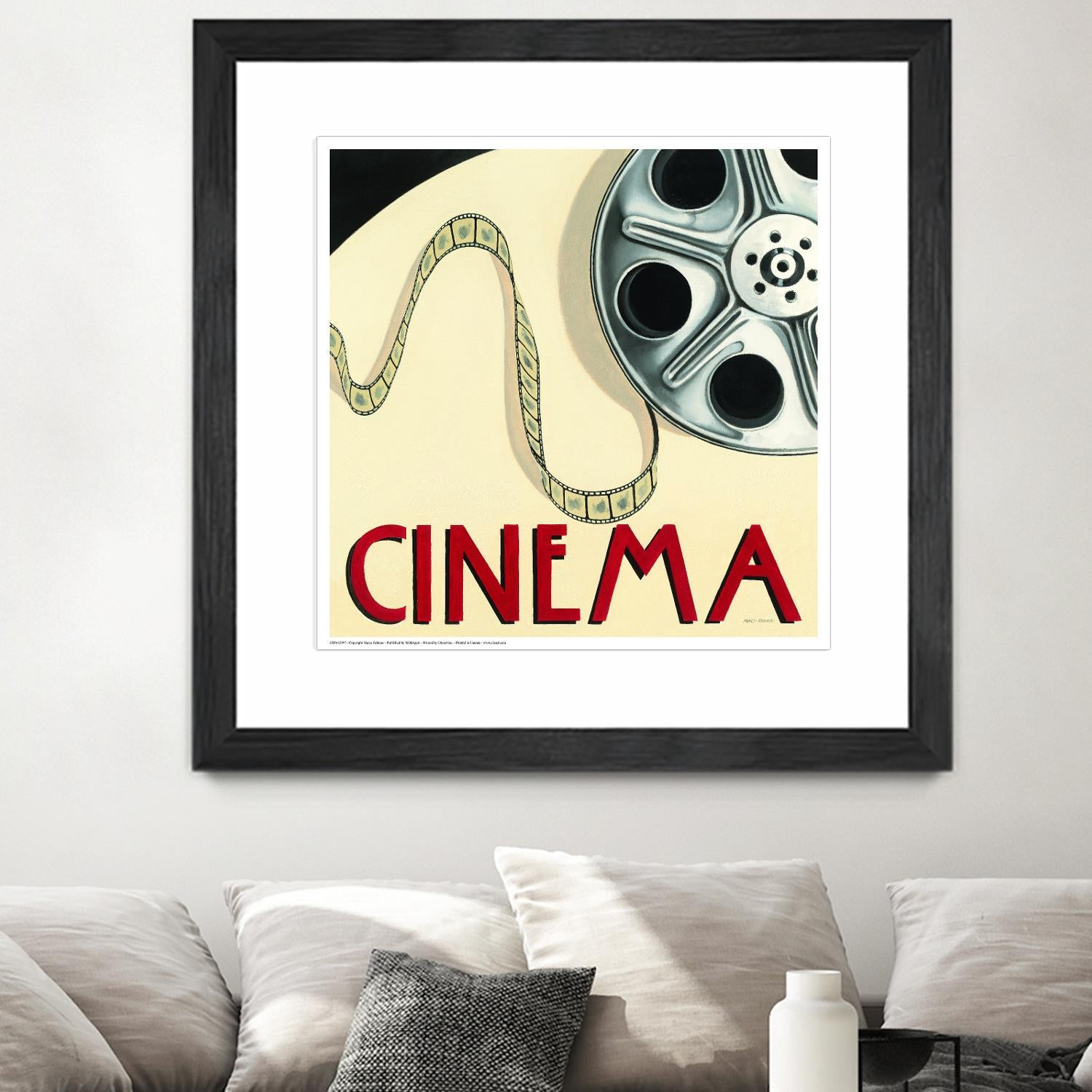 Cinema by Marco Fabiano on GIANT ART - white leisure