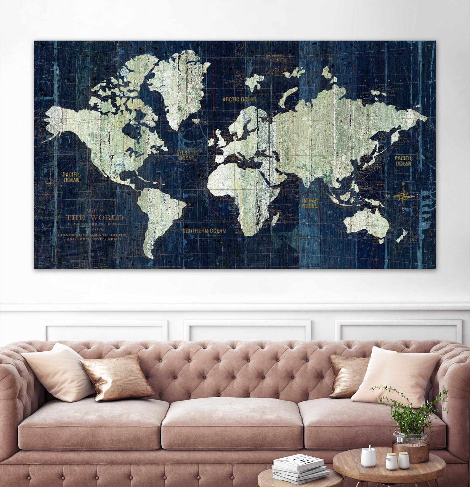 Old World Map by WildApplePortfolio on GIANT ART - grey maps