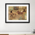 Wild Horses I by Portfolio on GIANT ART - beige animals