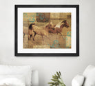 Wild Horses I by Portfolio on GIANT ART - beige animals